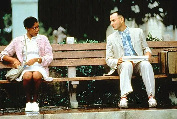 Rebecca Williams (Nurse at Park Bench), Tom Hanks (Forrest Gump)