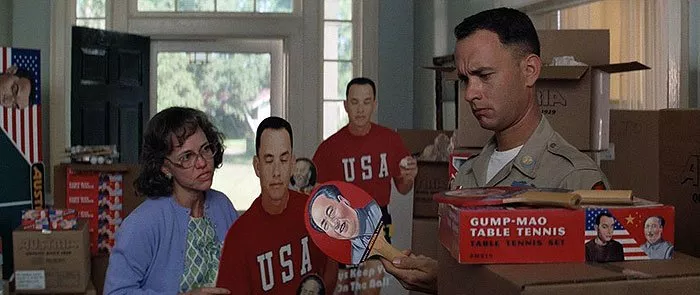 Sally Field (Mrs. Gump), Tom Hanks (Forrest Gump)