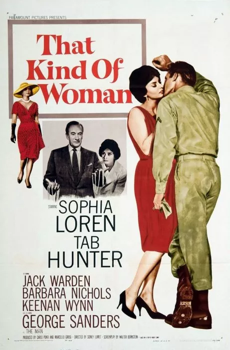 Sophia Loren, George Sanders, Tab Hunter zdroj: imdb.com