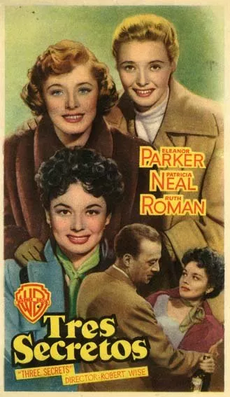 Ted de Corsia (Del Prince), Patricia Neal (Phyllis Horn), Eleanor Parker (Susan Adele Connors Chase), Ruth Roman (Ann Lawrence) zdroj: imdb.com