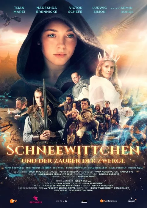 Nadeshda Brennicke (Königin), Victor Schefé (Gilig), Ludwig Simon (Prinz Kilian), Tijan Marei (Schneewittchen) zdroj: imdb.com