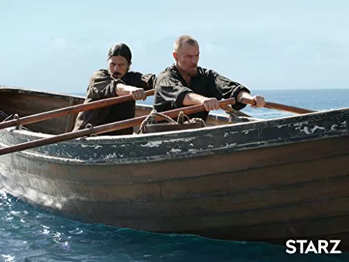 Toby Stephens (Captain Flint), Luke Arnold (John Silver) zdroj: imdb.com