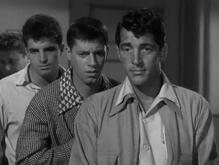 Jerry Lewis, Dean Martin, Vince Edwards zdroj: imdb.com