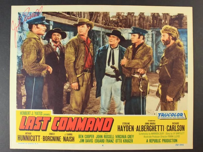 Ernest Borgnine, Sterling Hayden, Richard Carlson, Arthur Hunnicutt, Roy Roberts, John Russell zdroj: imdb.com