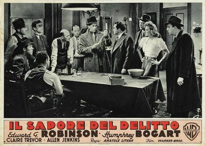 Humphrey Bogart, Ward Bond, Curt Bois, Edward G. Robinson, Bert Hanlon, Allen Jenkins, Maxie Rosenbloom, Claire Trevor zdroj: imdb.com