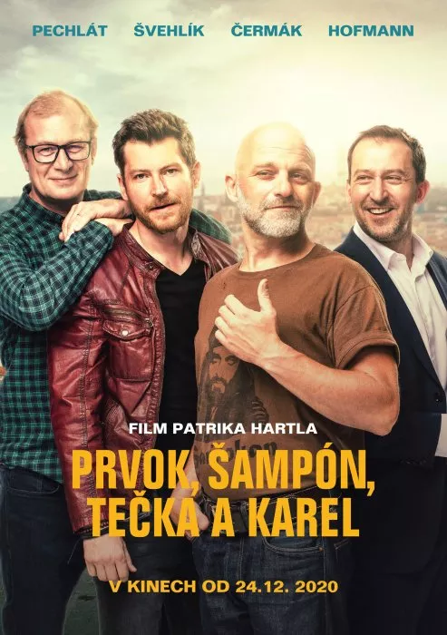 Hynek Čermák (Tecka), Martin Hofmann (Karel), Martin Pechlát (Prvok), David Švehlík (Sampon) zdroj: imdb.com