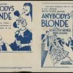 Anybody's Blonde (1931)