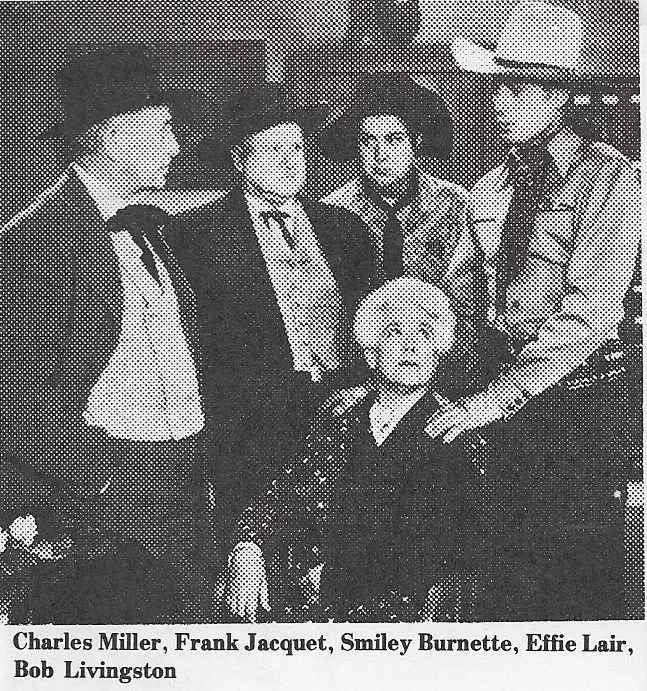 Smiley Burnette, Effie Laird, Robert Livingston, Frank Jaquet, Charles Miller zdroj: imdb.com