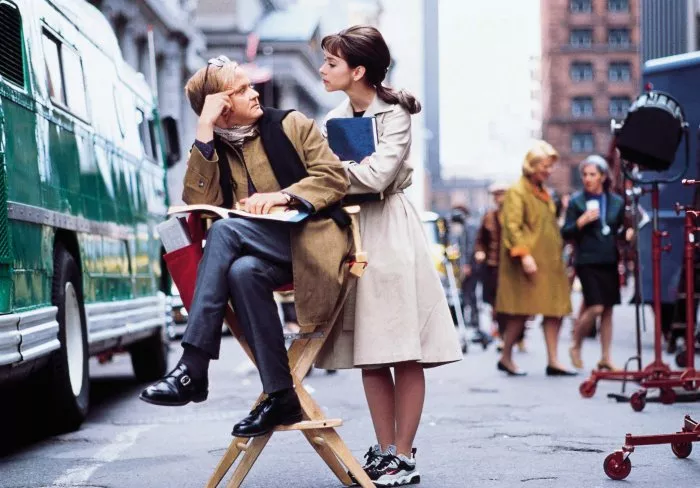 Jennifer Love Hewitt (Audrey Hepburn), Michael J. Burg (Truman Capote) zdroj: imdb.com