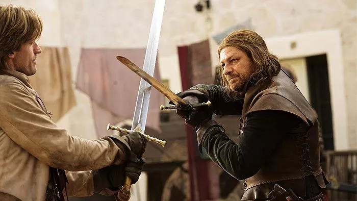 Nikolaj Coster-Waldau (Jaime Lannister), Sean Bean (Eddard ’Ned’ Stark)