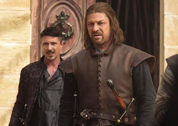 Aidan Gillen (Petyr Baelish), Sean Bean (Eddard ’Ned’ Stark)