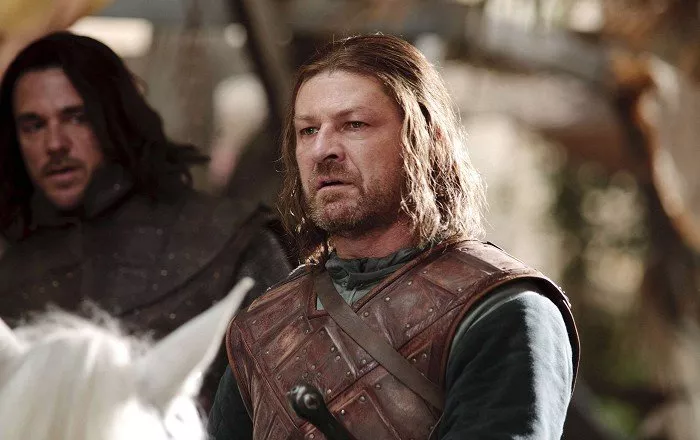 Jamie Sives (Jory Cassel), Sean Bean (Eddard ’Ned’ Stark)