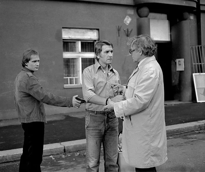 Michal Pešek (Jirí Otradovec, detective), Jirí Klem (Míra Stanek, Co-driver), Vlastimil Hašek (Rudolf Pekar, detective)