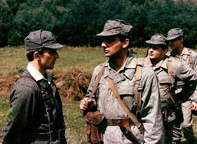 Frantisek Kreuzmann (1st Lt. Ráz), Mário Kubec (Michal), Jiří Kopta (Honza), Martin Zounar (Tomás)