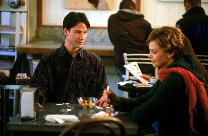 Keanu Reeves (Nelson Moss), Charlize Theron (Sara Deever)