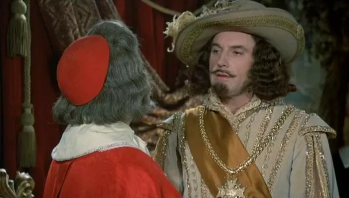 Daniel Ceccaldi (Louis XIII), Bernard Haller (Richelieu) zdroj: imdb.com