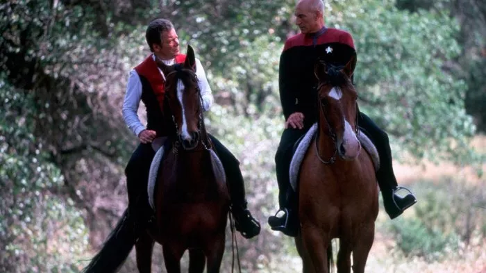 William Shatner (Kirk), Patrick Stewart (Picard) zdroj: imdb.com