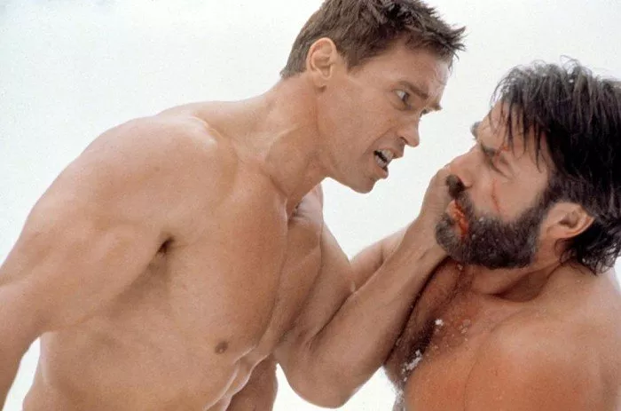 Arnold Schwarzenegger (Ivan Danko), Sven-Ole Thorsen (Nikolai)