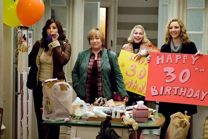 Gina Gershon (Sharon), Kathy Bates (Patricia), Nellie McKay (Ciara), Lisa Kudrow (Denise)