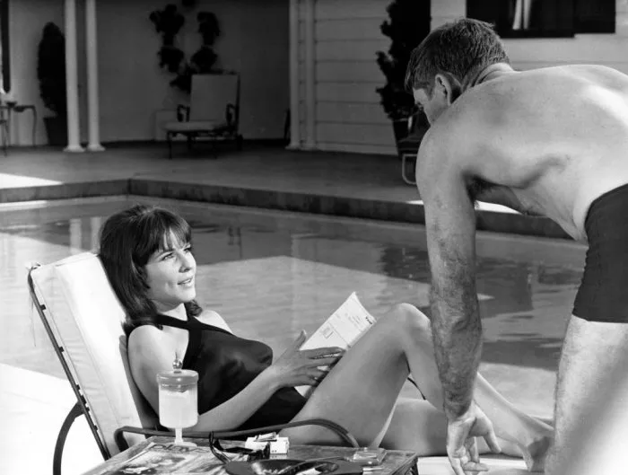 Burt Lancaster (Ned Merrill), Janice Rule (Shirley Abbott) zdroj: imdb.com