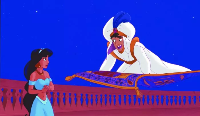 Linda Larkin (Princess Jasmine), Scott Weinger (Aladdin) zdroj: imdb.com