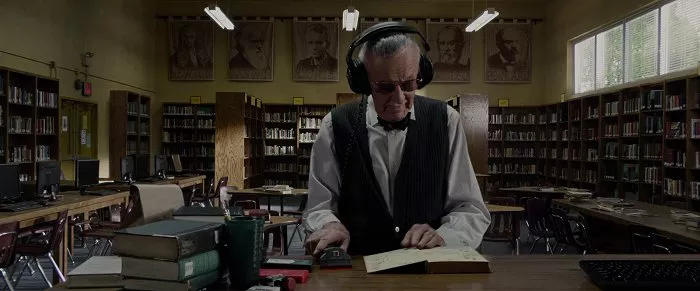 Stan Lee (School Librarian) Photo © Columbia Pictures