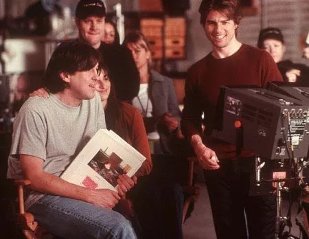 Tom Cruise (David Aames), Cameron Crowe, Penélope Cruz (Sofia Serrano) zdroj: imdb.com