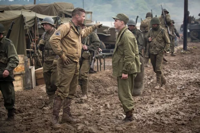 Brad Pitt (Don ’Wardaddy’ Collier), Logan Lerman (Norman Ellison) zdroj: imdb.com