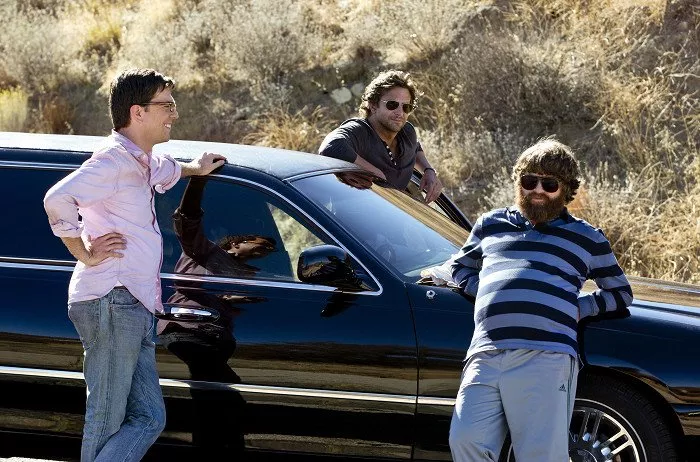 Ed Helms (Stu), Bradley Cooper (Phil), Zach Galifianakis (Alan)