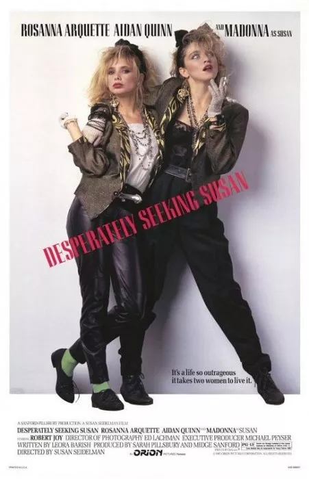 Madonna (Susan), Rosanna Arquette (Roberta Glass) zdroj: imdb.com