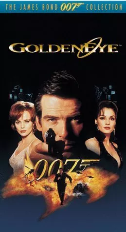 Pierce Brosnan (James Bond), Famke Janssen (Xenia Onatopp), Izabella Scorupco (Natalya Simonova) zdroj: imdb.com