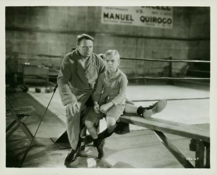 Wallace Beery (Andy Purcell - The Champ), Jackie Cooper (Dink) zdroj: imdb.com