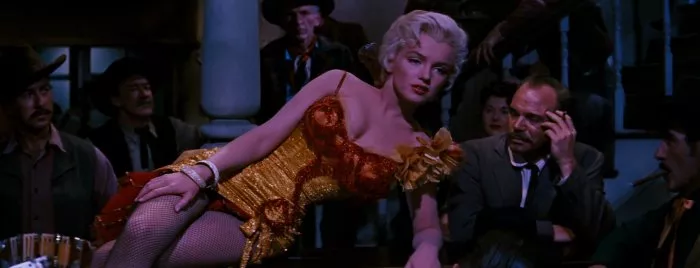 Marilyn Monroe (Kay Weston), John Doucette (Man in Saloon) zdroj: imdb.com
