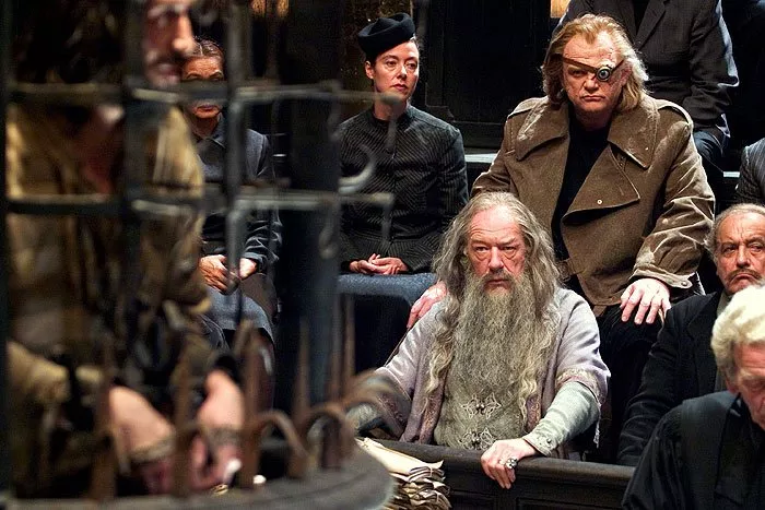 Michael Gambon (Albus Dumbledore), Brendan Gleeson (Alastor ’MadEye’ Moody)