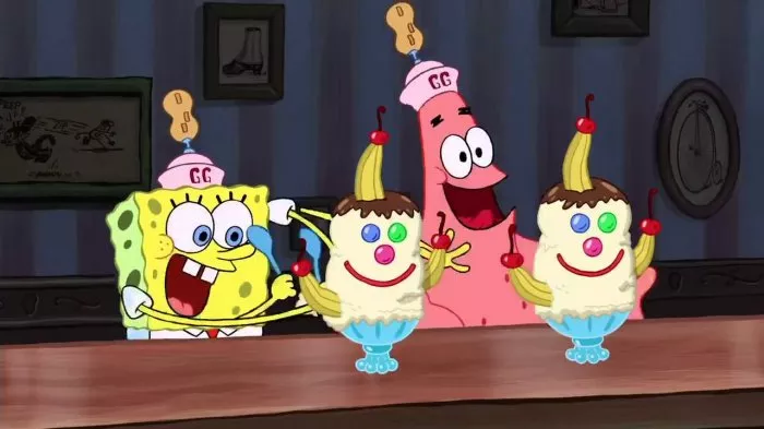 Clancy Brown (Mr. Krabs), Rodger Bumpass (Squidward), Bill Fagerbakke (Patrick Star), Tom Kenny (SpongeBob), Mr. Lawrence (Plankton) zdroj: imdb.com