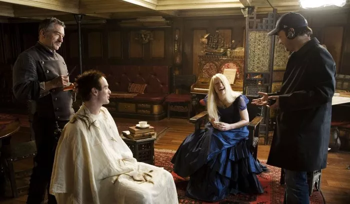 Claire Danes (Yvaine), Robert De Niro (Captain Shakespeare), Matthew Vaughn, Charlie Cox (Tristan Thorn) zdroj: imdb.com