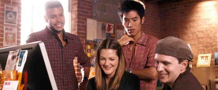 Drew Barrymore (Mary), Leonardo Nam (Joshua), Wilson Cruz (Nathan), Rod Keller (Bruce) zdroj: imdb.com