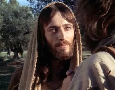 Robert Powell (Jesus) Photo © National Broadcasting Company (NBC)
