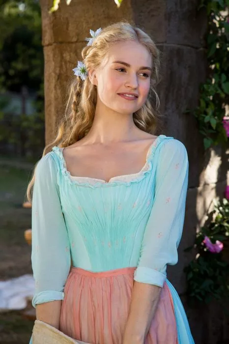 Lily James (Cinderella) Photo © Walt Disney Pictures