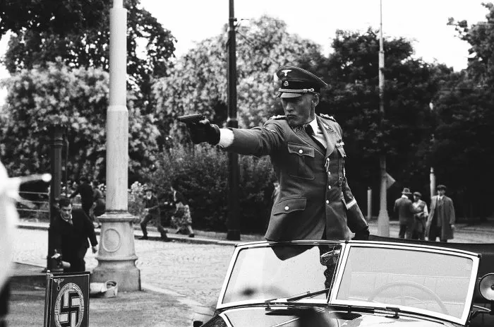 Detlef Bothe (Reinhard Heydrich), Jamie Dornan (Jan Kubis) zdroj: imdb.com