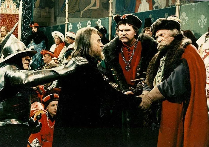 Zdeněk Štěpánek (Jan Hus) Photo © Československý státní film