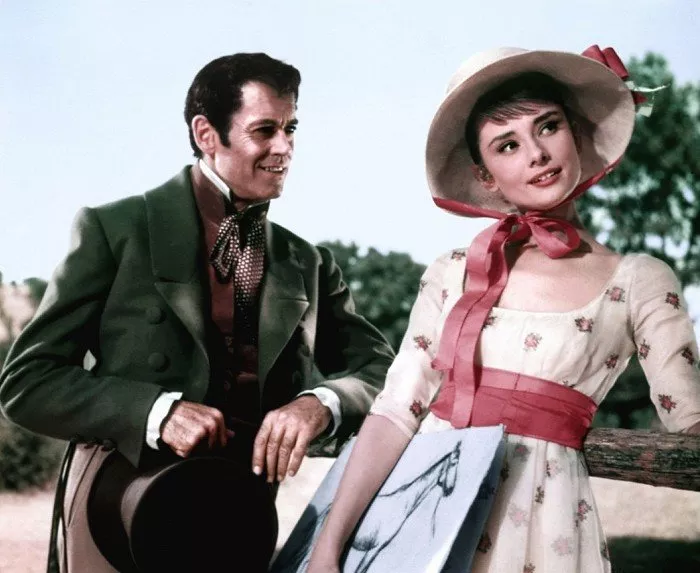 Henry Fonda (Pierre Bezukhov), Audrey Hepburn (Natasha Rostova)