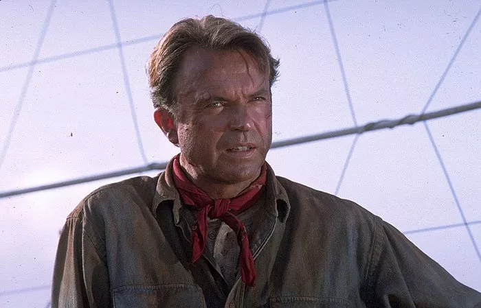 Sam Neill (Grant) Photo © Universal Pictures