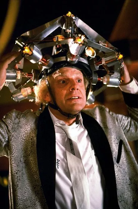 Christopher Lloyd (Dr. Emmett Brown) Photo © Universal Pictures