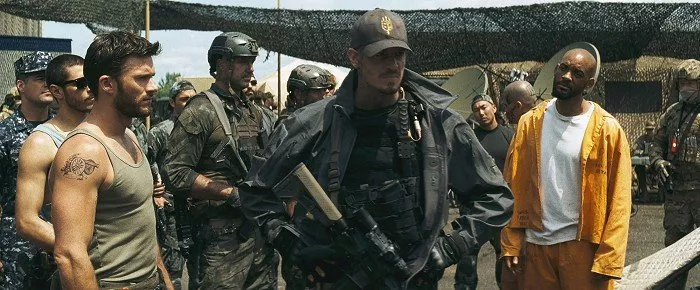 Scott Eastwood (Lieutenant GQ Edwards), Joel Kinnaman (Rick Flag), Will Smith (Deadshot)