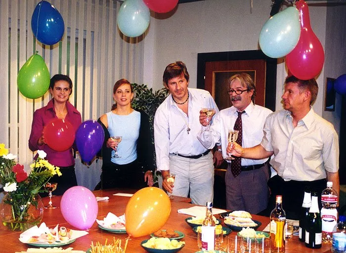 Zuzana Fialová (Catherine), Diana Mórová (Poverová), Ján Kroner ml., Marián Zednikovič (Boris Blizna), Richard Stanke (Peter Mlk)
