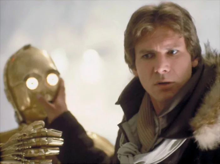 Harrison Ford (Han Solo), Anthony Daniels (C-3PO) zdroj: imdb.com