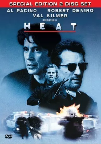 Robert De Niro (Neil McCauley), Val Kilmer (Chris Shiherlis), Al Pacino (Lt. Vincent Hanna) zdroj: imdb.com