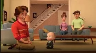 Hope Levy (Mom), David W. Collins (Dad), JP Karliak (Boss Baby) zdroj: imdb.com