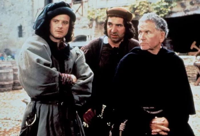 Colin Firth (Richard Courtois), Ian Holm (Albertus), Jim Carter (Mathieu) zdroj: imdb.com